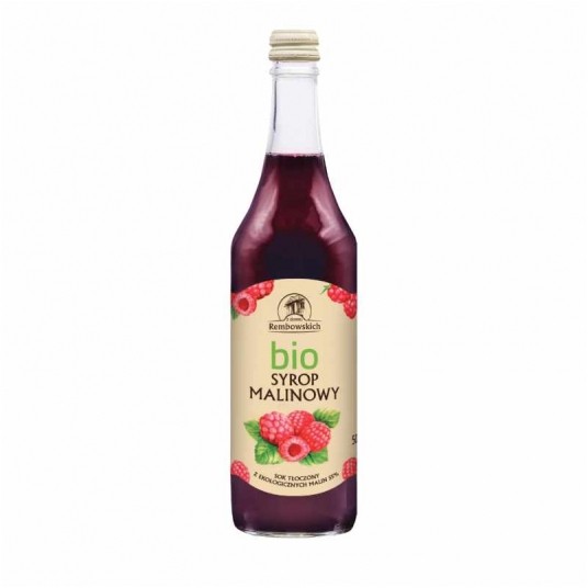 BIO SYROP MALINOWY 0,5L -zdjęcie numer 1