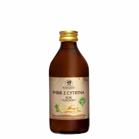 SOK 100% IMBIR Z CYTRYNĄ TŁOCZONY 0,25L -zdjęcie numer 1